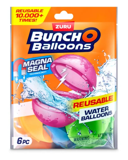 Bunch O Balloons Reusable Water Balloons 6 Pack