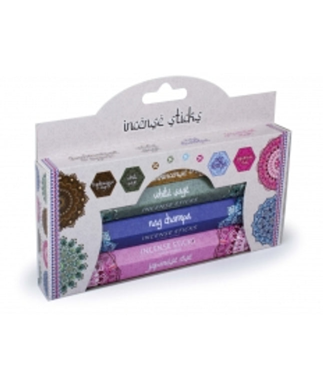 Incense Sticks Gift Set Aromatherapy Fragrance Pack Mixed Scents Relaxing Home Scent