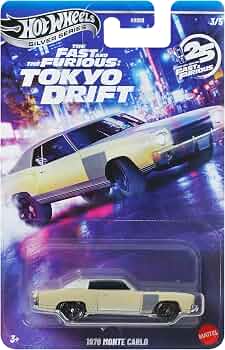 Hot Wheels Silver Series Fast & Furious Tokyo Drift 1970 Monte Carlo 3/5