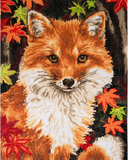 Counted Cross Stitch Kit: Large: Fox