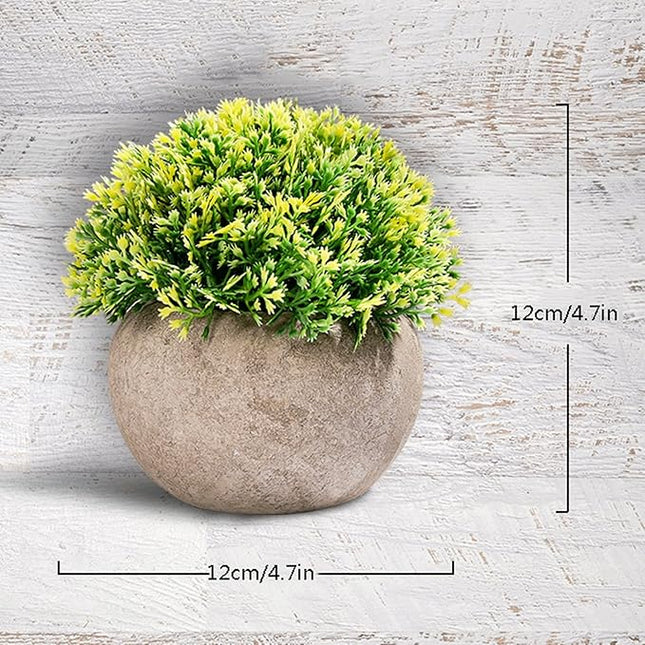 Mini Artificial Succulent Plants with Pot Decorative Plant