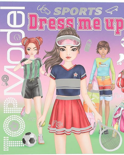 Depesche 13808 TOPModel Dress Me Up Sticker Book Sports