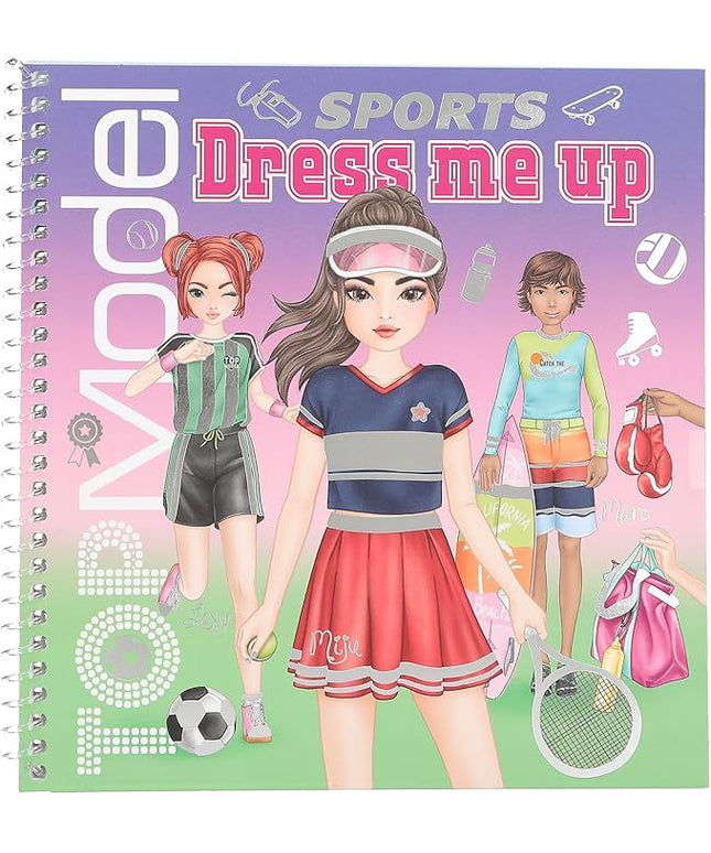 Depesche 13808 TOPModel Dress Me Up Sticker Book Sports