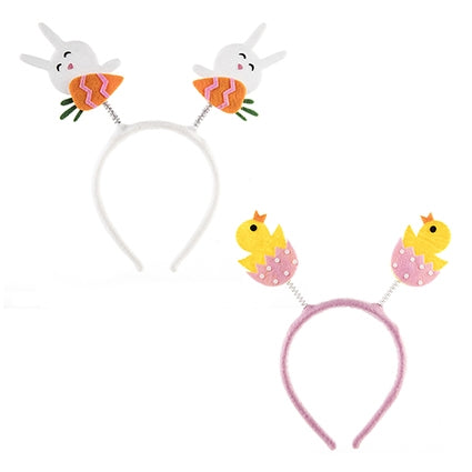 23cm Easter Felt Headband - 2 assorted