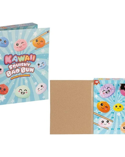 Kawaii Squishy Bao Bun Advent Calendar – 24 Days of Christmas Surprises