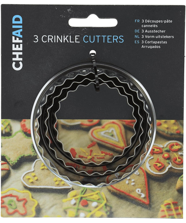 CHEF AID METAL PASTRY CUTTERS