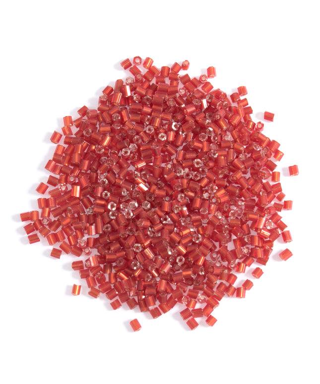 Extra Value: Beads: Rocailles: Red