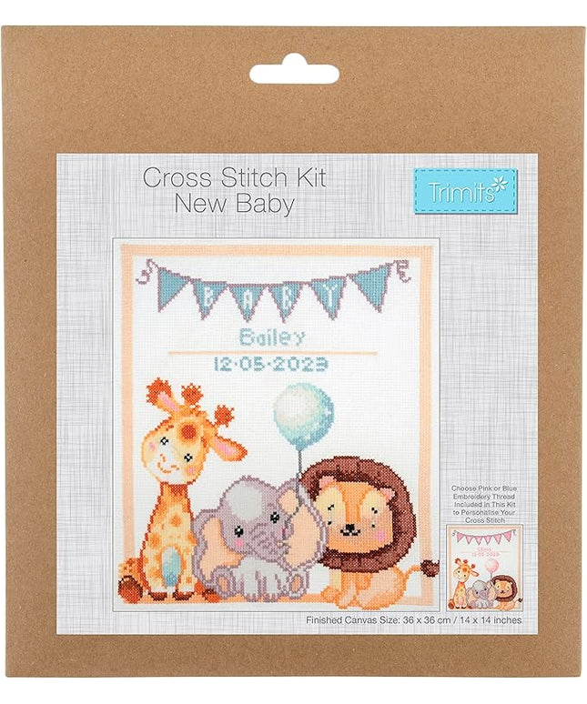 Counted Cross Stitich Kit New Baby
