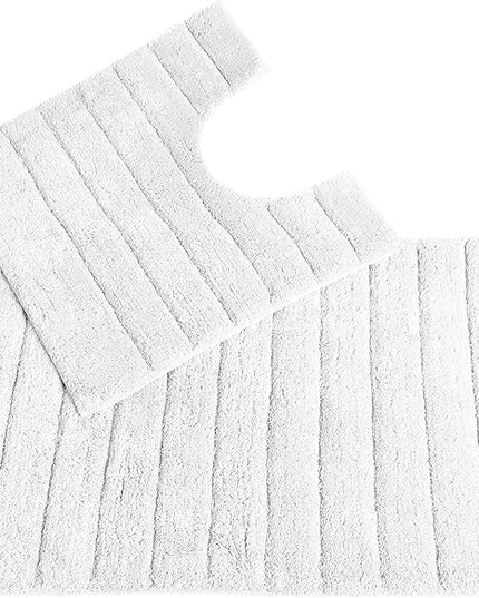 LINEAR RIB 2pc set WHITE