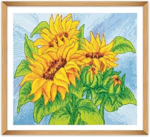 Counted Cross Stitch Large Sunflower