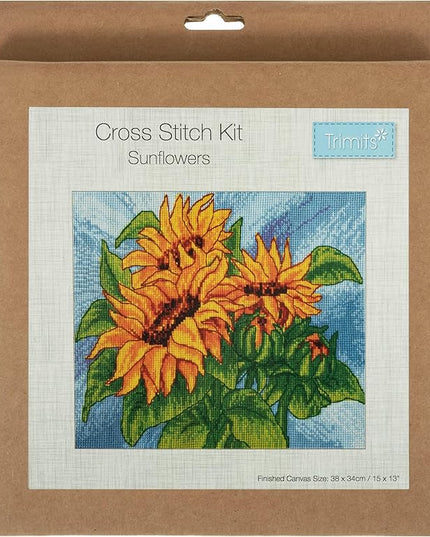Counted Cross Stitch Large Sunflower
