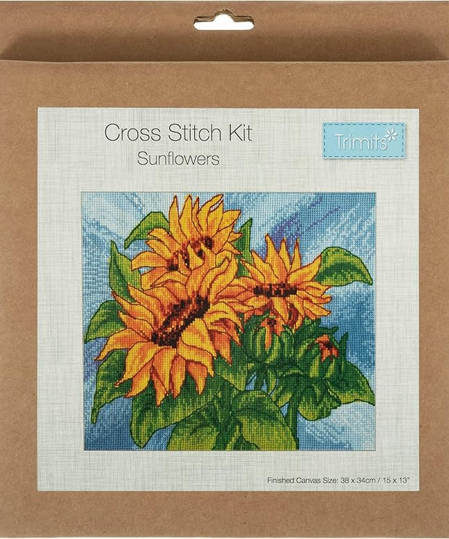 Counted Cross Stitch Large Sunflower