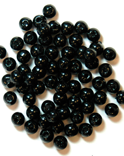 Extra Value: Beads: Pearl: 3mm: Black