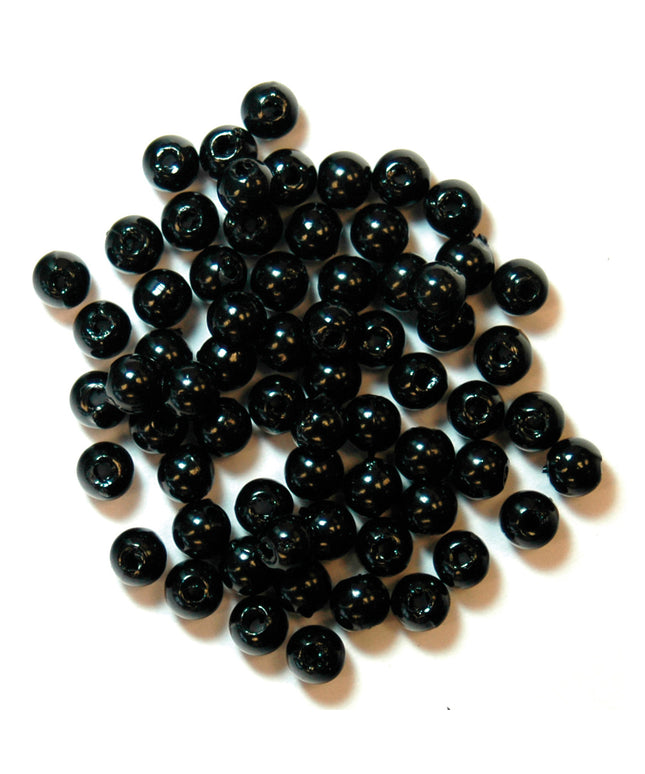 Extra Value: Beads: Pearl: 3mm: Black