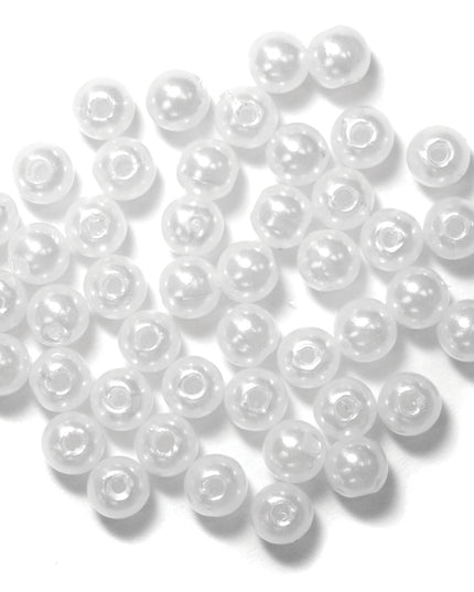 Extra Value: Beads: Pearl: 5mm: White