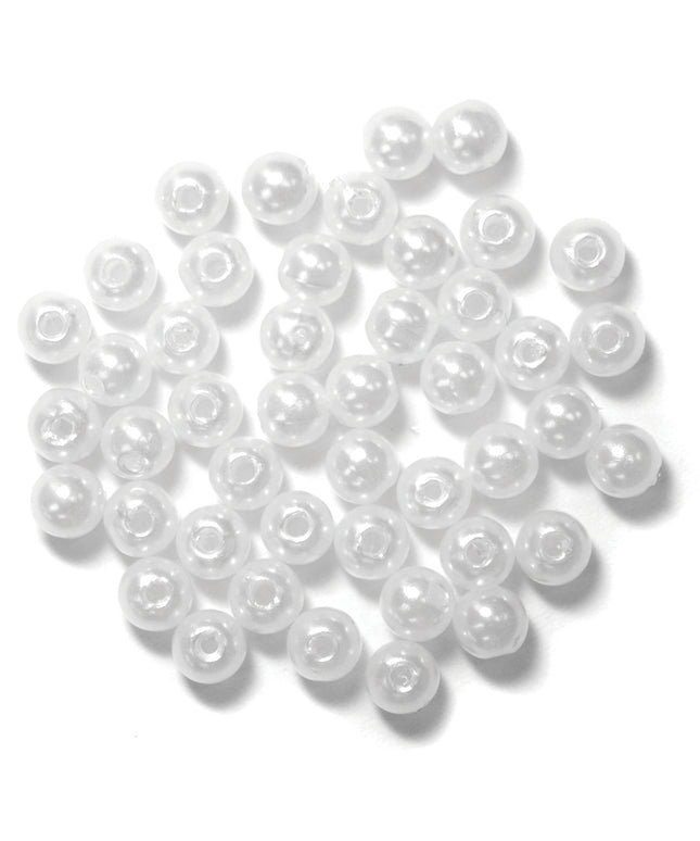 Extra Value: Beads: Pearl: 5mm: White