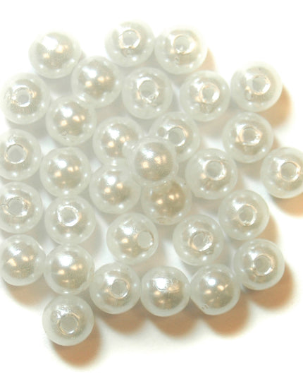 Extra Value: Beads: Pearl: 6mm: White