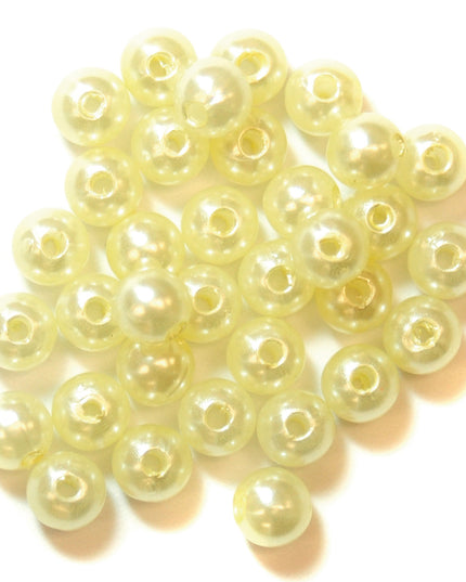 Extra Value: Beads: Pearl: 6mm: Cream