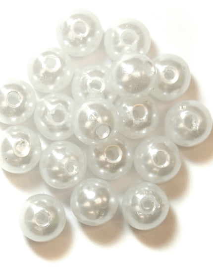 Extra Value: Beads: Pearl: 8mm: White