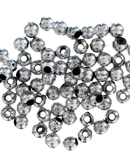 Extra Value: Beads: Plated: 4mm: Silver