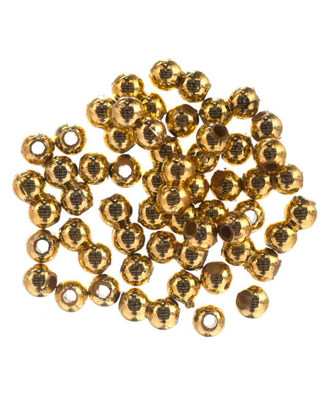 Extra Value: Beads: Plated: 4mm: Gold