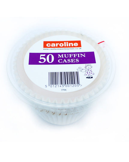 Caroline Cupcake Muffin Cases – 50 Pack