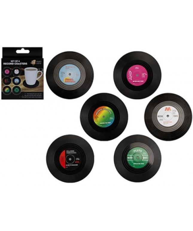 Man Cave 'spin The Wheel' Vinyl Set Of Costers