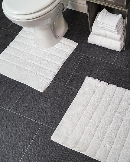 LINEAR RIB 2pc set WHITE