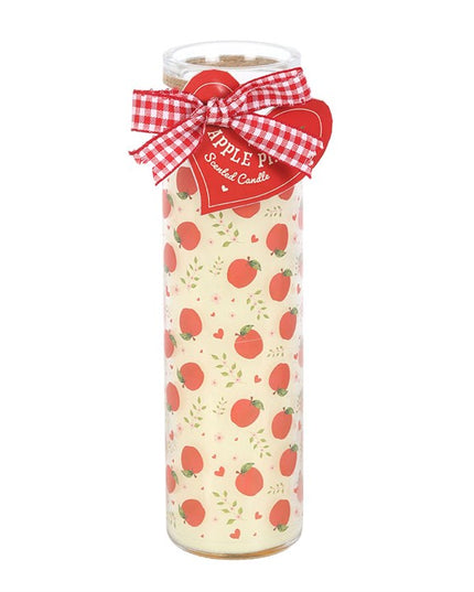 Apple Print Apple Pie Tube Candle