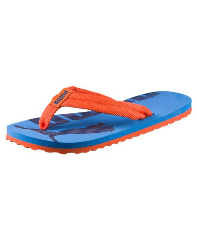 PUMA Unisex Flip Flops – Blue & Orange Summer Beach Sandals