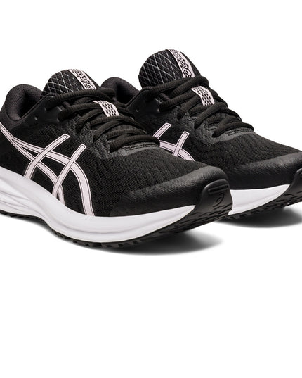 ASICS Patriot 12 GS Junior Running Shoes – Black/White