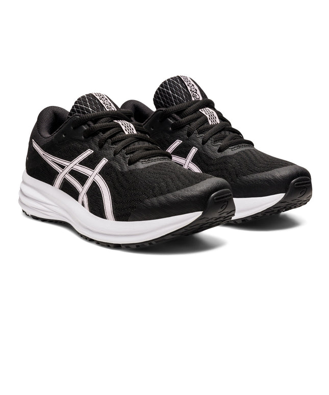 ASICS Patriot 12 GS Junior Running Shoes – Black/White