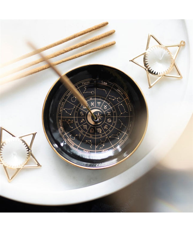Astrology Wheel Incense Holder