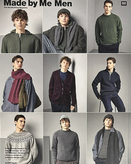Rico Made By Me Men No.3 – Hand Knitting Pattern Magazine for Men