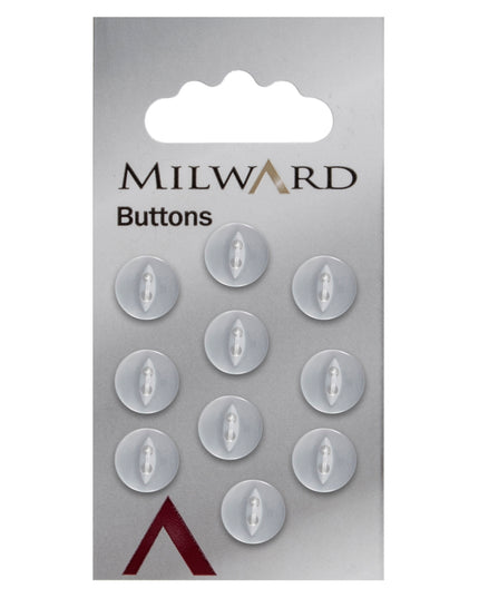 Buttons: Carded: 10mm: Pack of 10: Code A