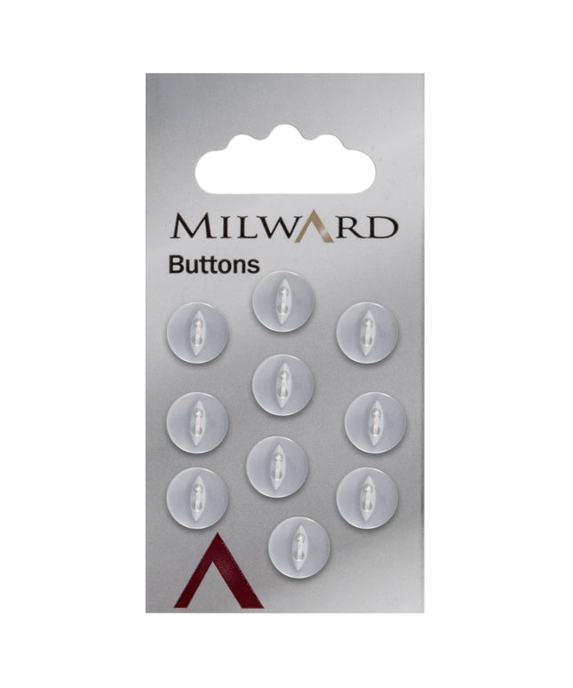 Buttons: Carded: 10mm: Pack of 10: Code A