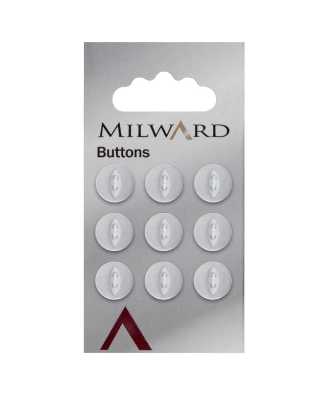 Buttons: Carded: 11mm: Pack of 9: Code A
