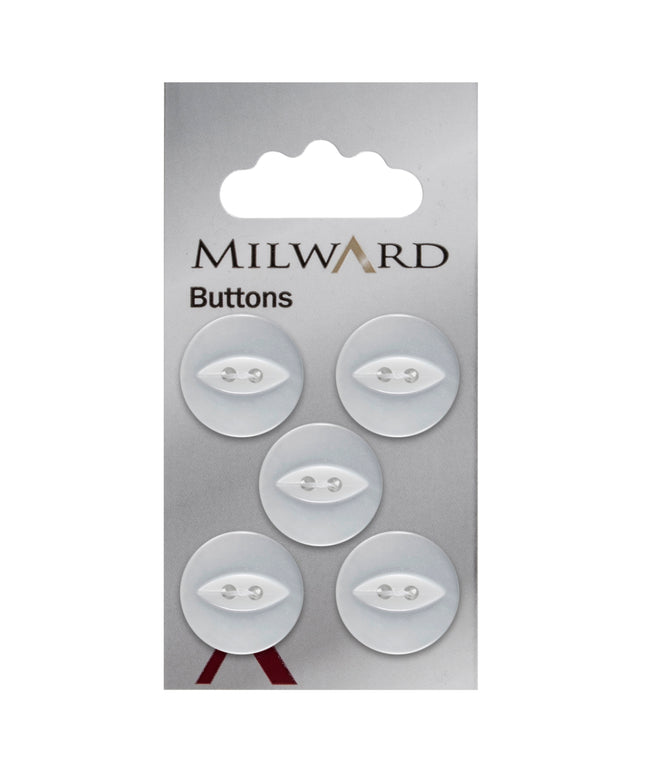 Buttons: Carded: 19mm: Pack of 5: Code A