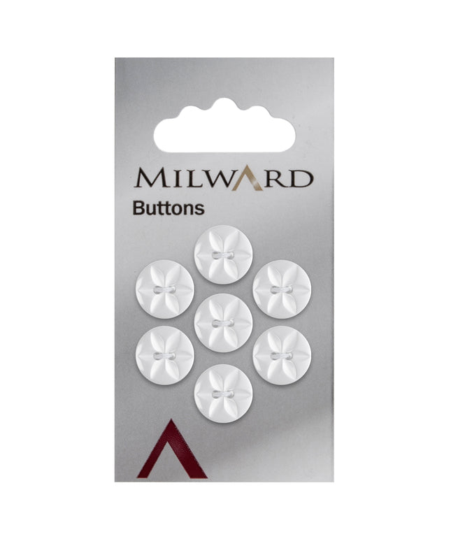 Buttons: Carded: 14mm: Pack of 7: Code B
