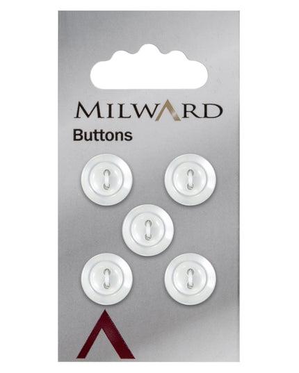 Buttons: Carded: 14mm: Pack of 5: Code A