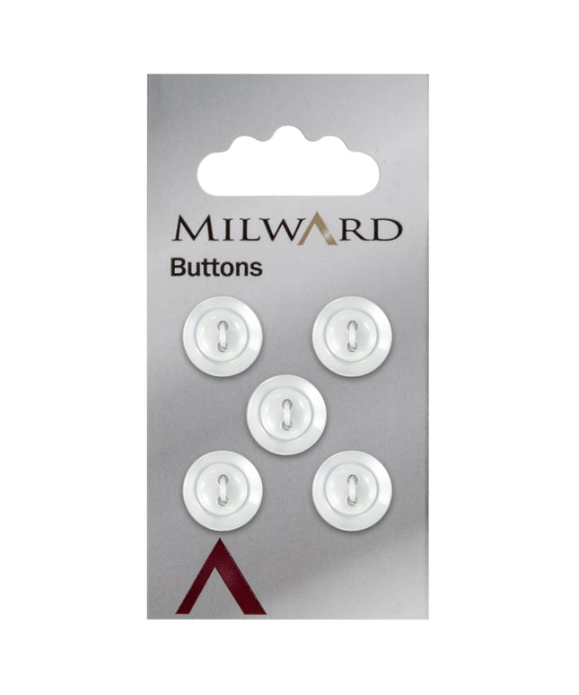Buttons: Carded: 14mm: Pack of 5: Code A