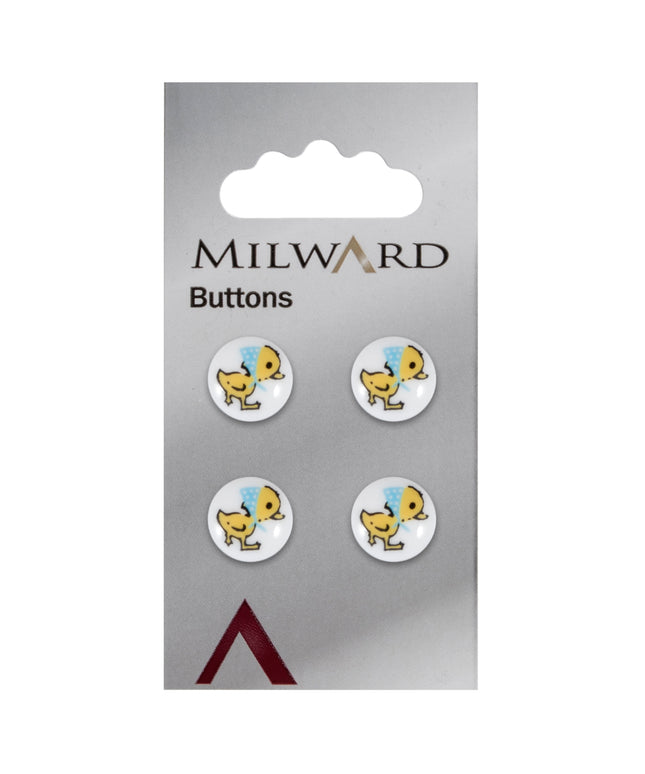 Buttons: Carded: 13mm: Pack of 4: Code C