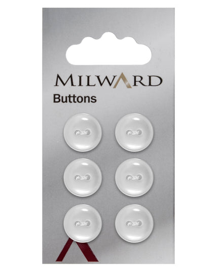 Buttons: Carded: 13mm: Pack of 6: Code A