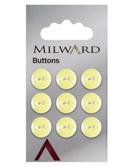 Buttons: Carded: 11mm: Pack of 9: Code A