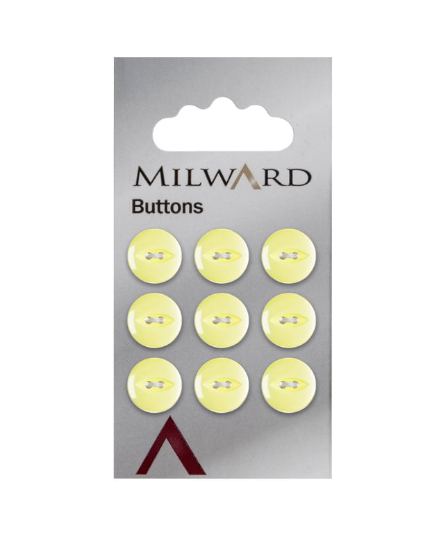 Buttons: Carded: 11mm: Pack of 9: Code A