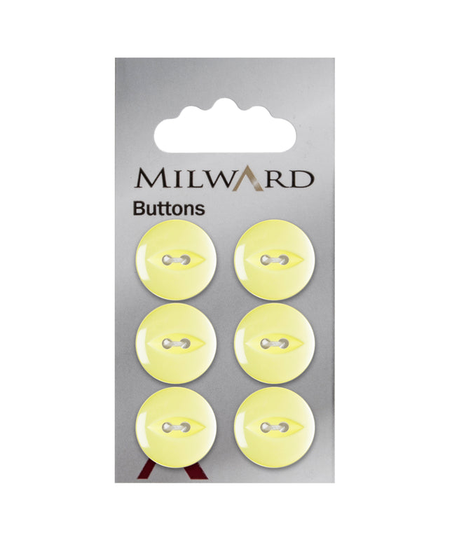 Buttons: Carded: 16mm: Pack of 6: Code A