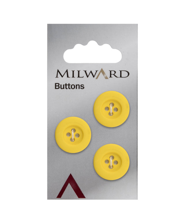 Buttons: Carded: 17mm: Pack of 3: Code B