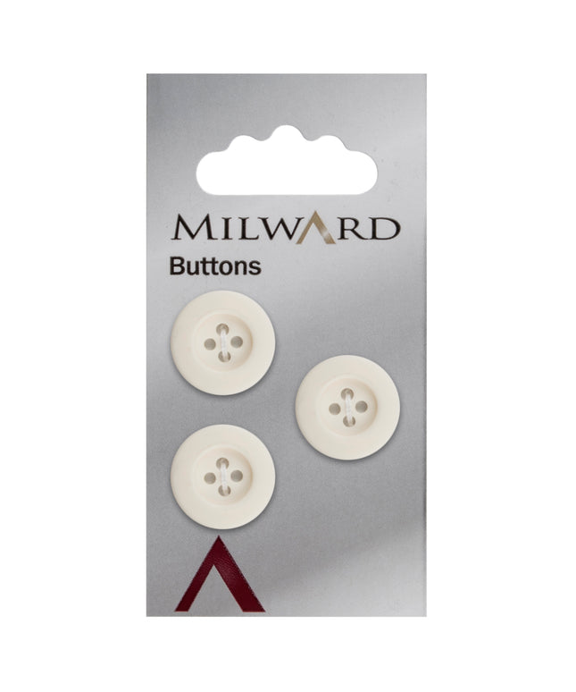Buttons: Carded: 17mm: Pack of 3: Code B