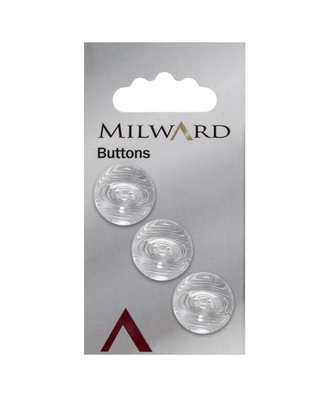 Buttons: Carded: 17mm: Pack of 3: Code B