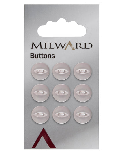 Buttons: Carded: 11mm: Pack of 9: Code A